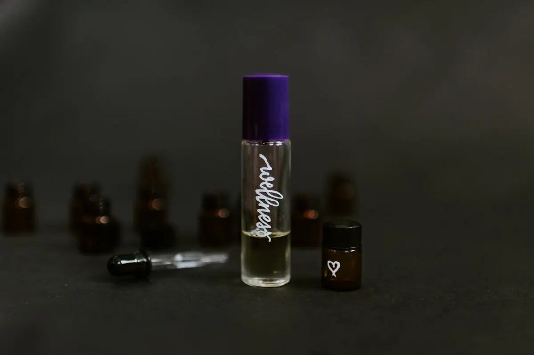 clear glass bottle