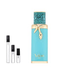 French Avenue Vulcan Feu sample – decant naast de volle fles ter herkenning