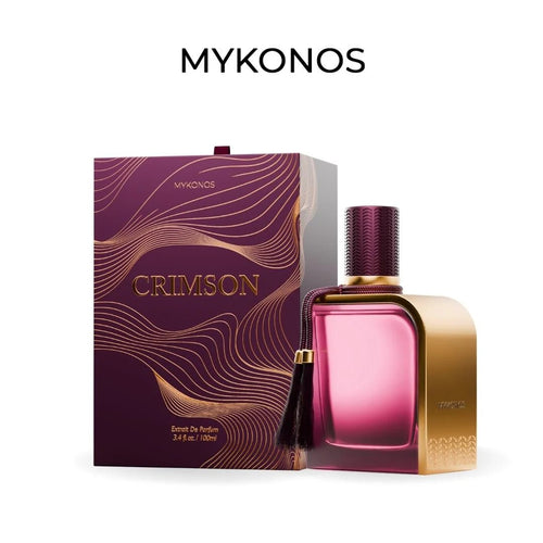 Mykonos Crimson (100ml) – Eaux de Parfum, flacon