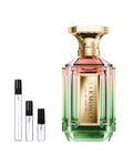 Velixir Harmonia sample – decant naast de volle fles ter herkenning